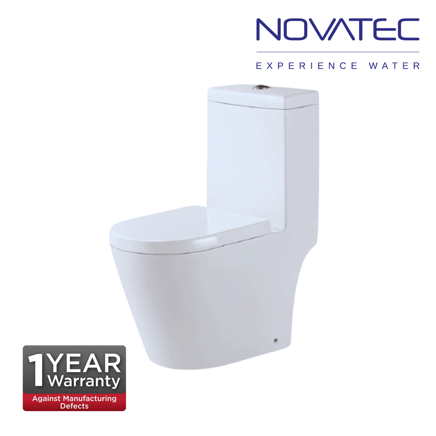 Novatec Vienna Op One Piece Wash Down Pedestal Water Closet (P)